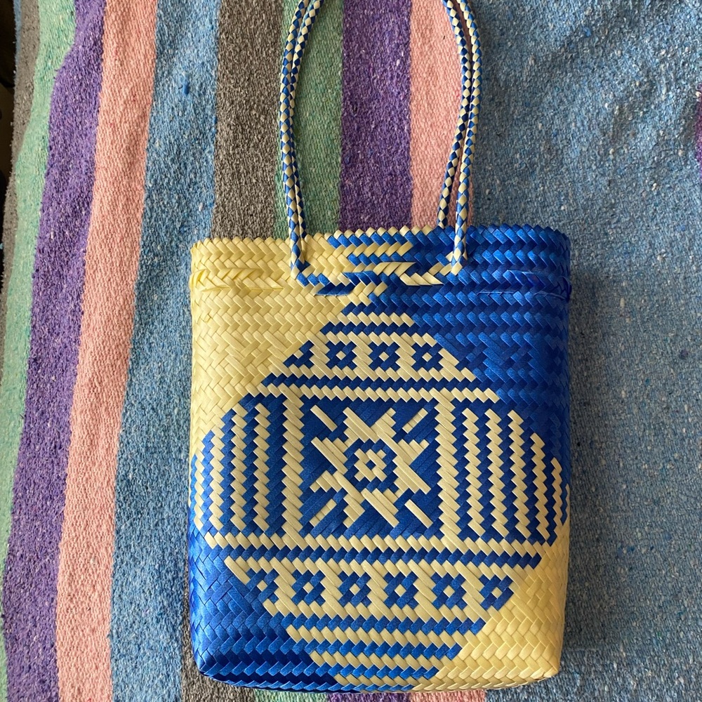 NEW Oaxacan Handwoven Tote Bag Purse - Picture 4 of 8